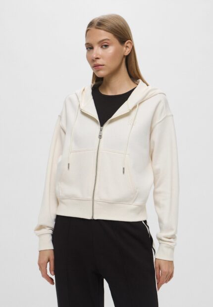ZIP FRONT HOODIE WIT