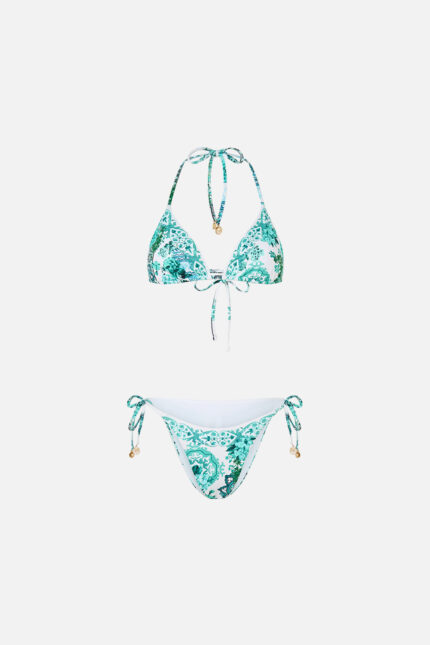 CHEEKY SLIDE TRI BIKINI SET WITH CHARMS