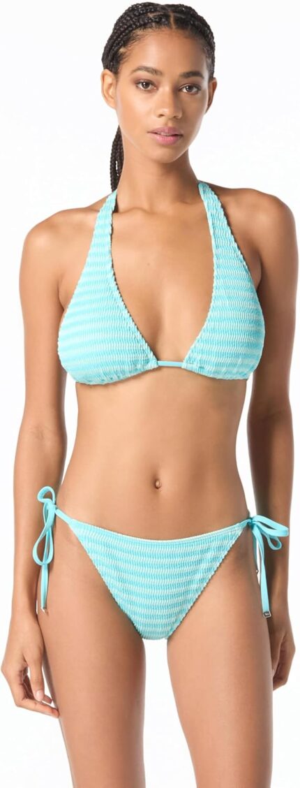 String Bikini Bottom TEXTURED TRIANGLE S