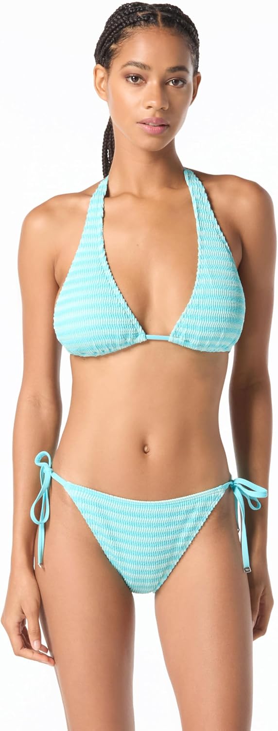 String Bikini Bottom TEXTURED TRIANGLE S