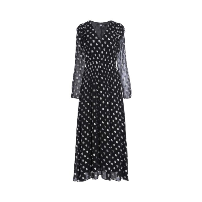 METALLIC MONOGRAM DRESS