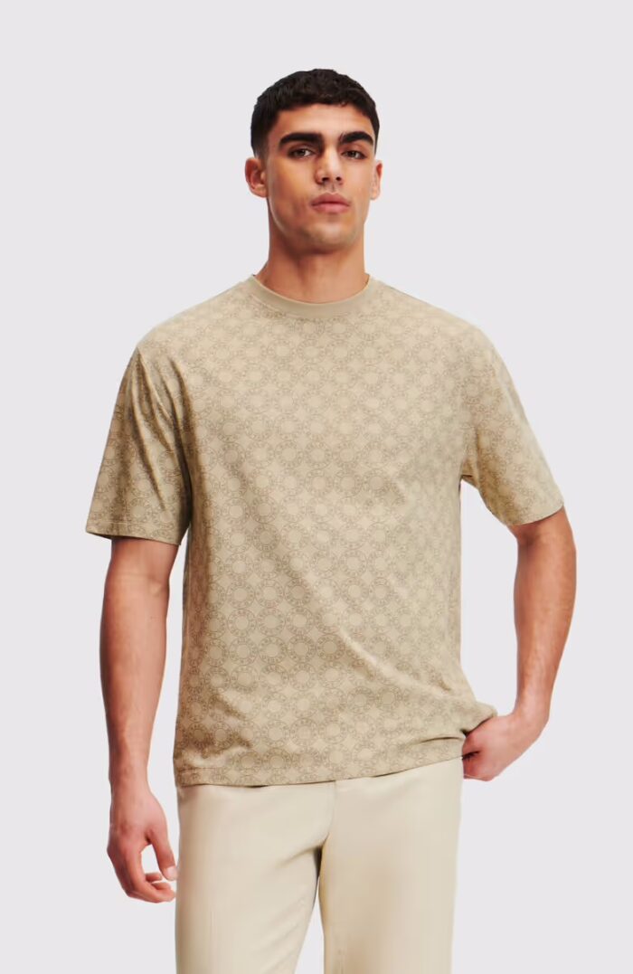 CIRCLE LOGO AOP T-SHIRT