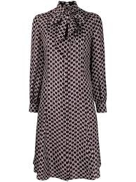 KL MONOGRAM SILK DRESS - Image 4