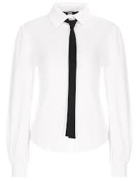 JERSEY SHIRT W/DETACHABLE TIE