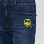 UNISEX SMILEY DENIM PANTS