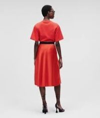 SATIN SKIRT W/ LOGO ELASTIC - Image 3