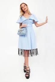 DRESS W/ FRINGING DETAIL