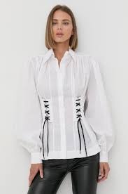 STUDIO POPLIN SHIRT W/ LACING - Image 3