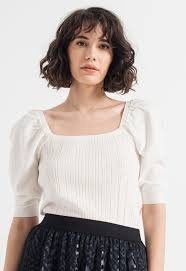 LIGHTWEIGHT PUFFY SLV TOP