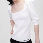 LIGHTWEIGHT PUFFY SLV TOP