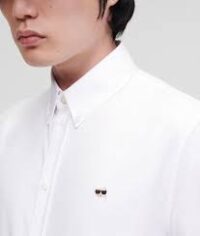 IKONIK EMBROIDERD POPLIN SHIRT