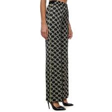225W1006_P91_2 PRINTED MONOGRAM SATIN PANTS - Image 1