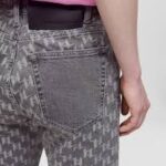 UNISEX MONOGRAM BLOCK DENIM