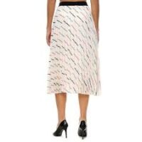 AOP FUTURE LOGO PLEAT SKIRT