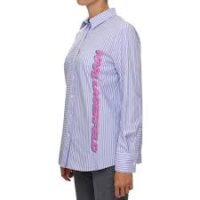 STRIPE SHIRT W/LOGO PRINT - Image 4