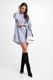 MONOGRAM STRIPE TUNIC SHIRT - Image 2