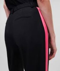 SATIN PANEL TAILORED PANTS - Image 3