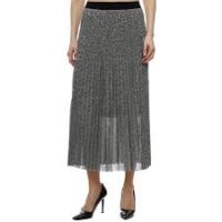 SEQUIN PLEATED SKIRT
