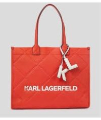 K/SKUARE EMBOSSED LG TOTE