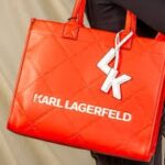 K/SKUARE EMBOSSED LG TOTE