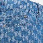 MONOGRAM JCQ DENIM SKIRT