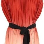 PLEATED OMBRE TOP