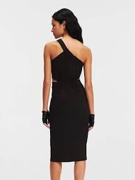 CUT OUT JERSEY DRESS - Image 4