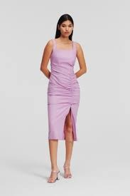 GATHERED STRETCH DRESS