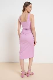 GATHERED STRETCH DRESS - Image 2