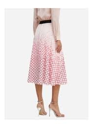 KL DEGRADE PLEATED SKIRT