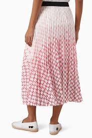 KL DEGRADE PLEATED SKIRT - Image 4