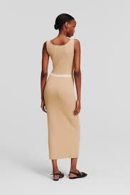 SLEEVELESS RIB KNIT DRESS - Image 2