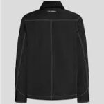 CONTRAST STITCH BOMBER JACKET