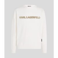 CONTRAST LOGO CREW NECK