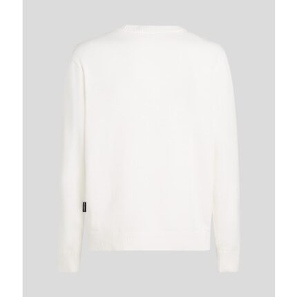 CONTRAST LOGO CREW NECK