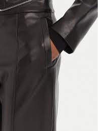 FAUX LEATHER ZIP PANTS - Image 4