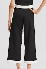 CONTRAST KNIT PANTS - Image 2