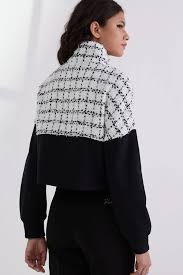 BOUCLE MIX SWEAT JACKET - Image 2