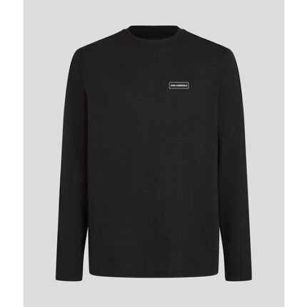 LS T-SHIRT W/ LOGO PATCH