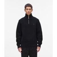 KL HALF ZIP WOOL TURTLENECK - Image 2