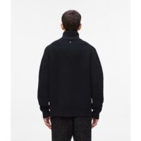 KL HALF ZIP WOOL TURTLENECK - Image 3