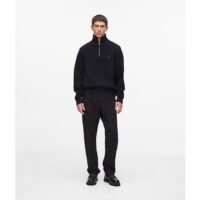 KL HALF ZIP WOOL TURTLENECK - Image 5