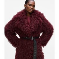 FAUX FUR FASHION LONG COAT - Image 2