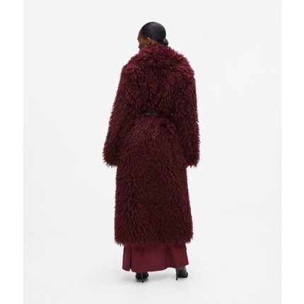 FAUX FUR FASHION LONG COAT