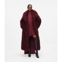 FAUX FUR FASHION LONG COAT - Image 4
