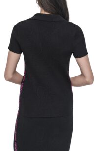 SIDE LOGO RIB V-NECK - Image 5