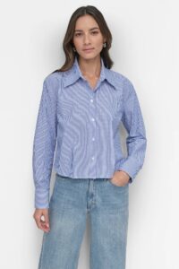 STRIPED POPLIN STUDD
