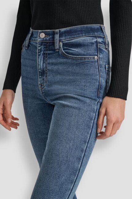 Dkny jeansy damskie high waist DJ5M4005