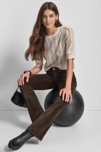 DKNY Men's HIGH-RISE BOOTCUT PANT