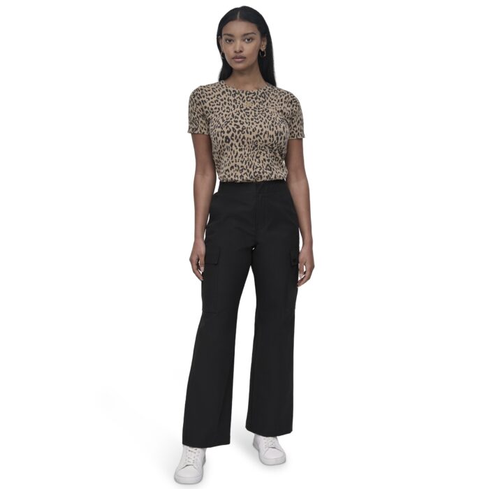 High Rise Straight Leg Cargo Pant